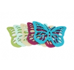 butterfly shape silicone table potholder , creative silicone table decoration